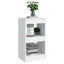 bogreol/rumdeler 40x30x72 cm hvid