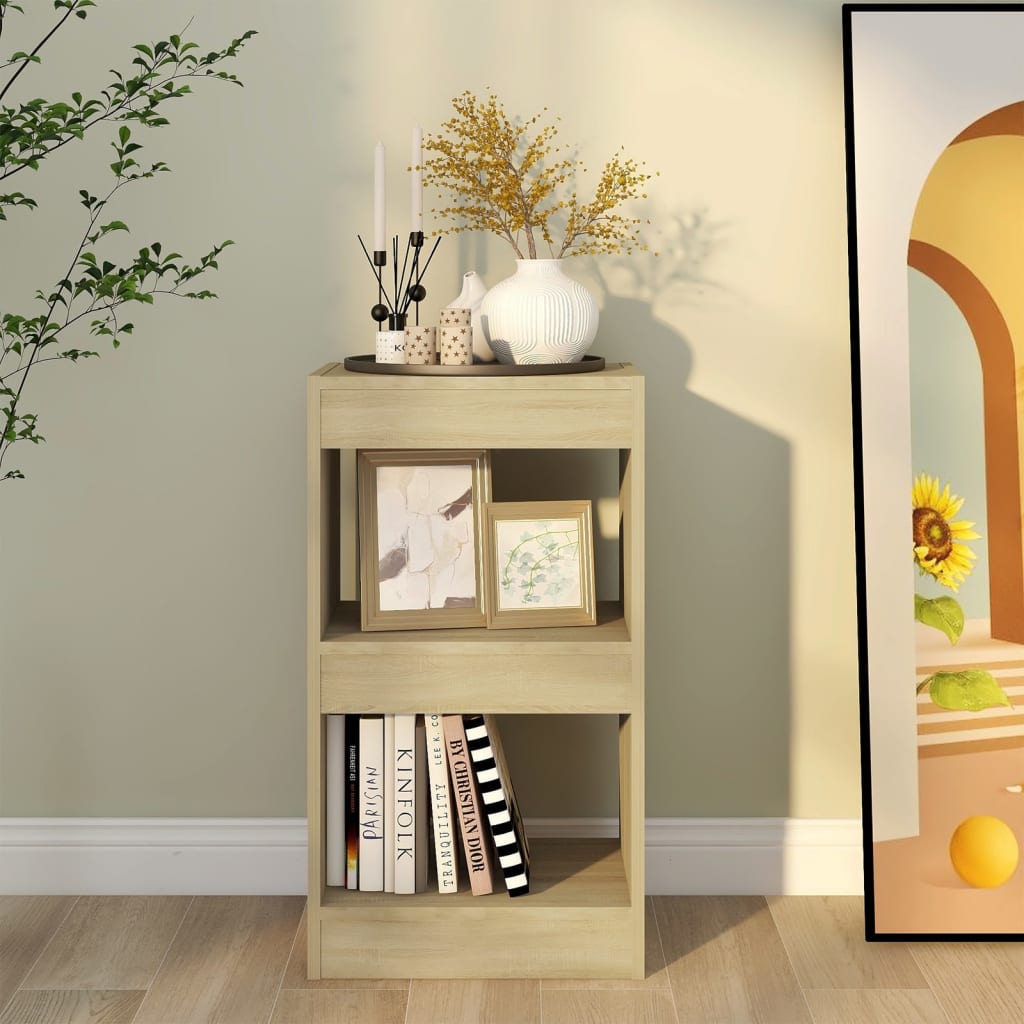 bogreol/rumdeler 40x30x72 cm sonoma-eg