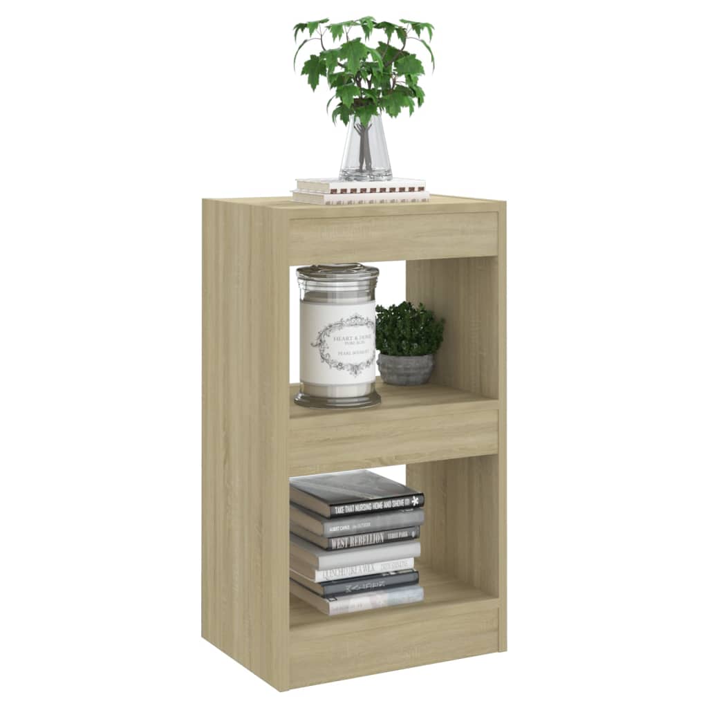bogreol/rumdeler 40x30x72 cm sonoma-eg