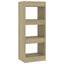 bogreol/rumdeler 40x30x103 cm konstrueret træ sonoma-eg