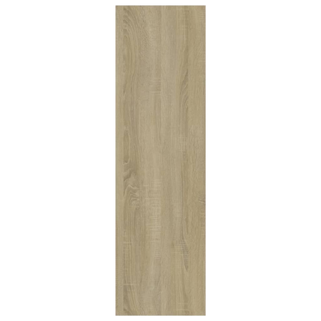 bogreol/rumdeler 40x30x103 cm konstrueret træ sonoma-eg