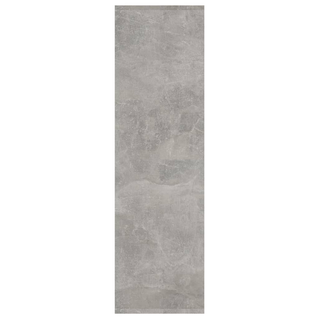 bogreol/rumdeler 40x30x103 cm konstrueret træ betongrå