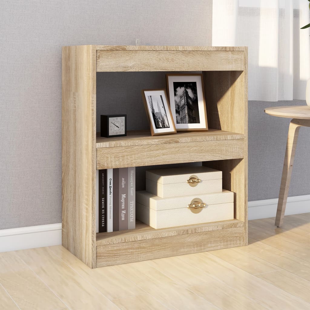 bogreol/rumdeler 60x30x72 cm sonoma-eg