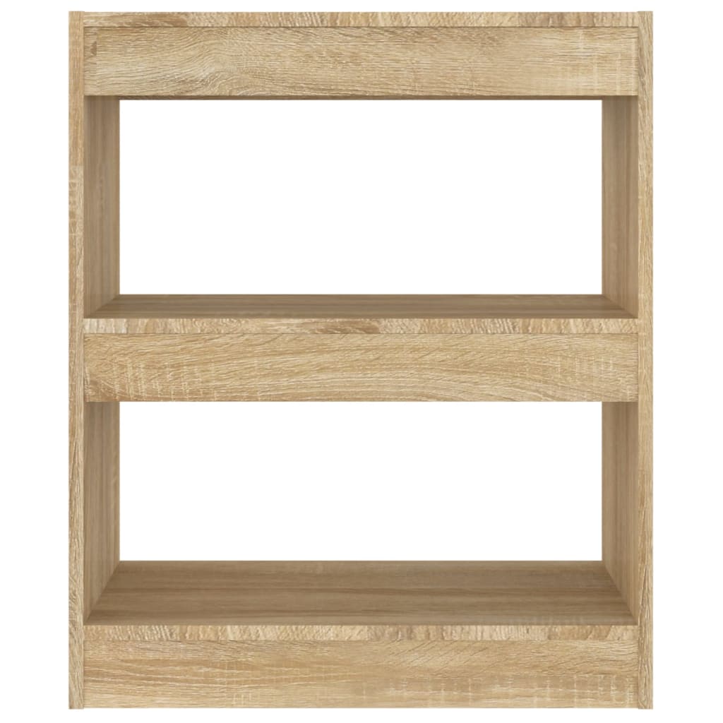 bogreol/rumdeler 60x30x72 cm sonoma-eg