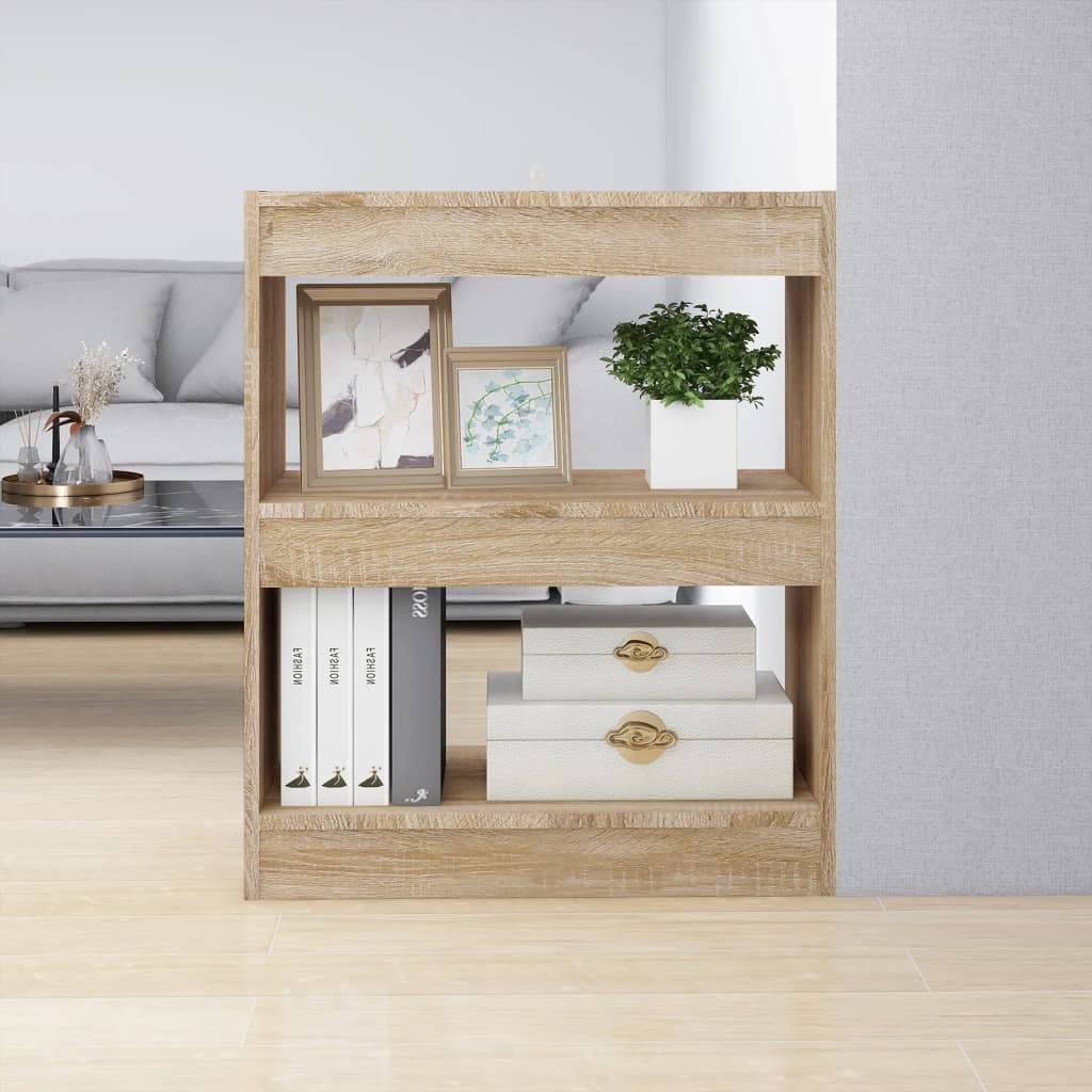 bogreol/rumdeler 60x30x72 cm sonoma-eg