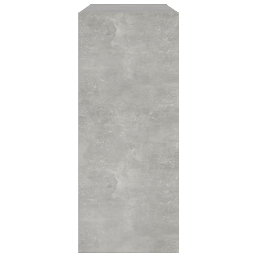 bogreol/rumdeler 80x30x72 cm betongrå