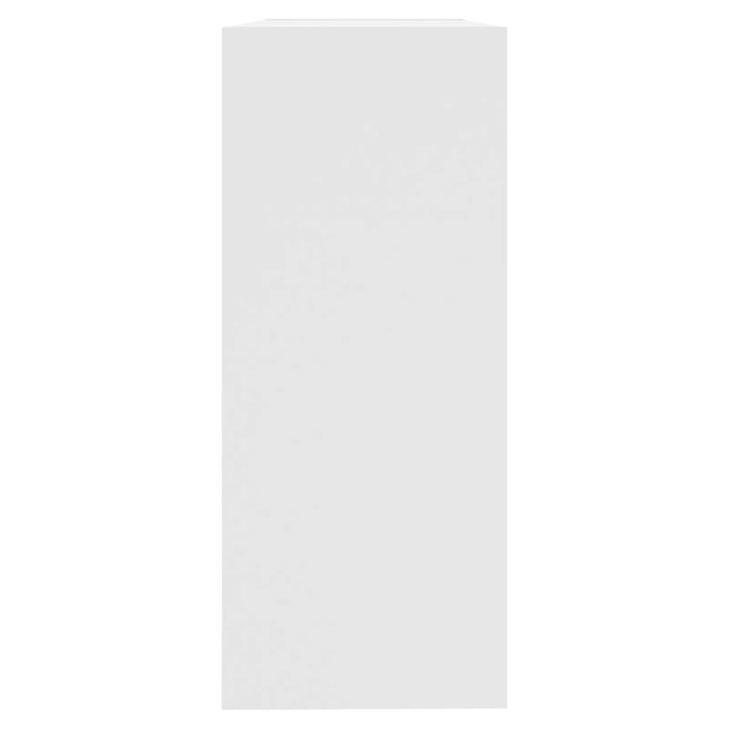 bogreol/rumdeler 100x30x72 cm hvid