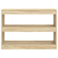 bogreol/rumdeler 100x30x72 cm sonoma-eg