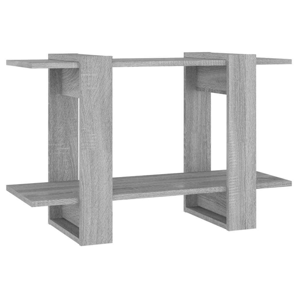 bogreol/rumdeler 80x30x51 cm grå sonoma-eg