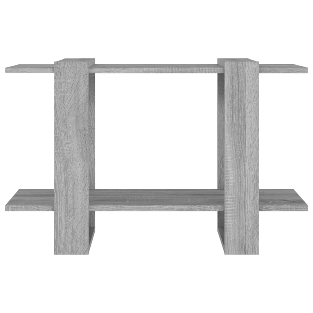 bogreol/rumdeler 80x30x51 cm grå sonoma-eg