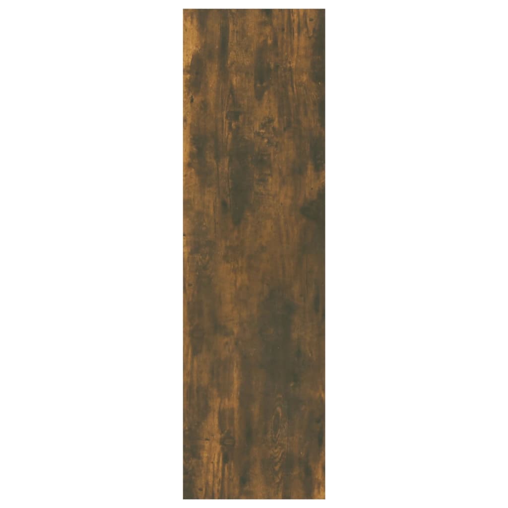 bogreol/rumdeler 40x30x103 cm konstrueret træ røget egetræ