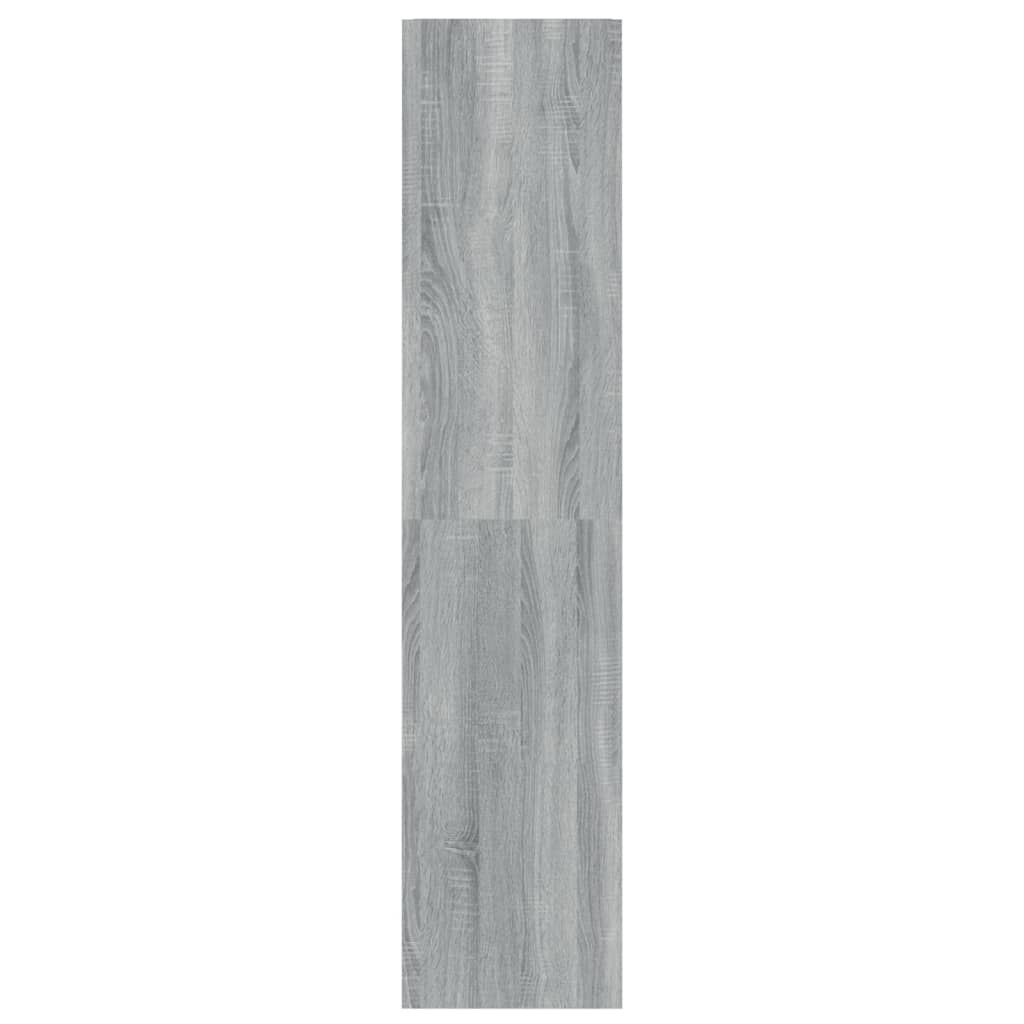 bogreol/rumdeler 40x30x135 cm grå sonoma-eg