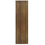 bogreol/rumdeler 80x30x103 cm konstrueret træ brun eg