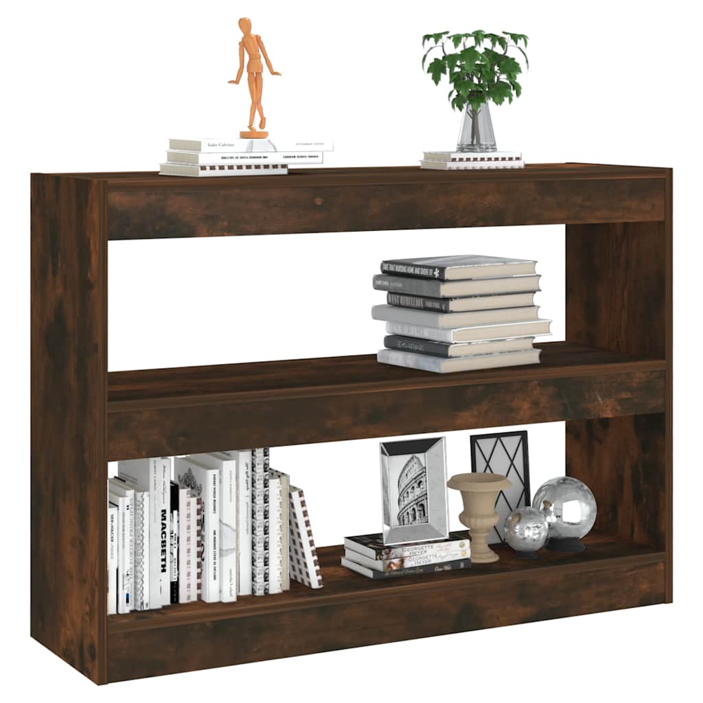 bogreol/rumdeler 100x30x72 cm sonoma-eg