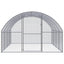 hønsehus 3x4x2 m galvaniseret stål
