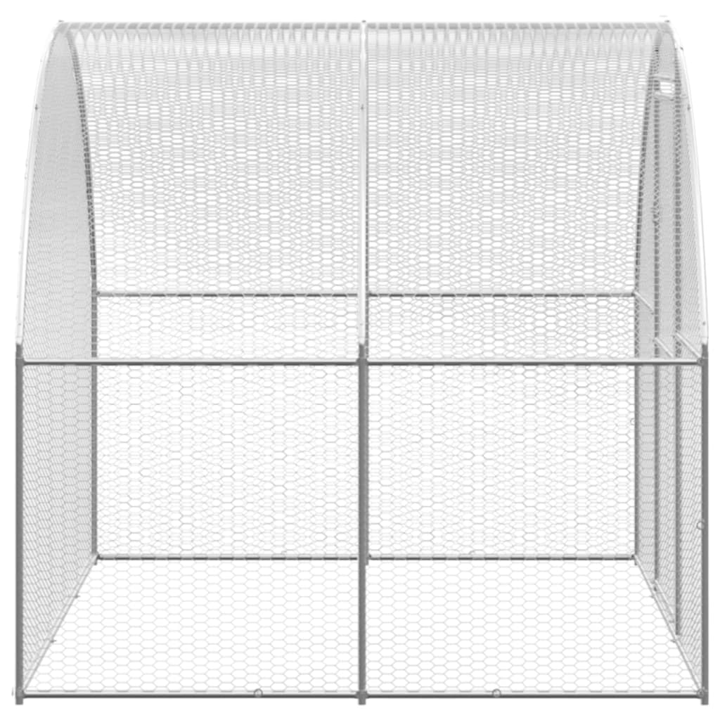 hønsehus 3x4x2 m galvaniseret stål