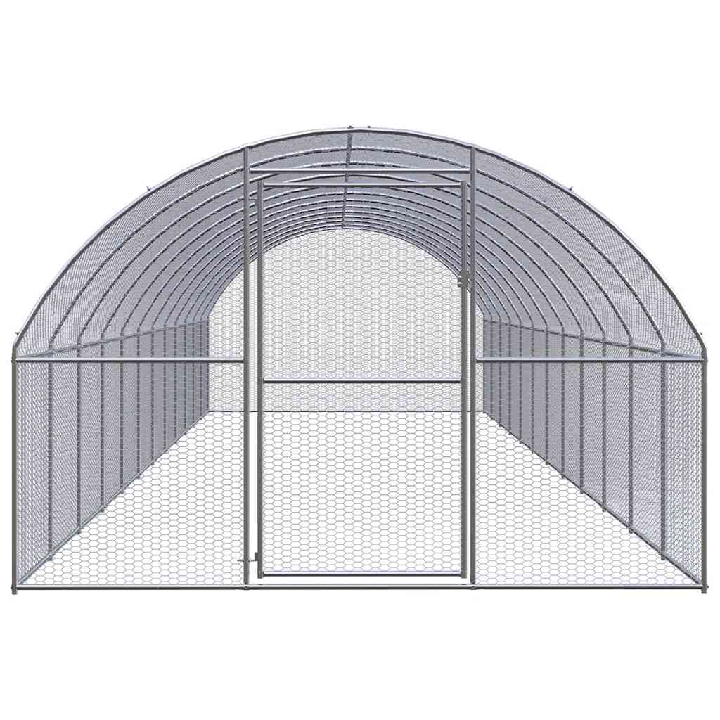 hønsehus 3x12x2 m galvaniseret stål