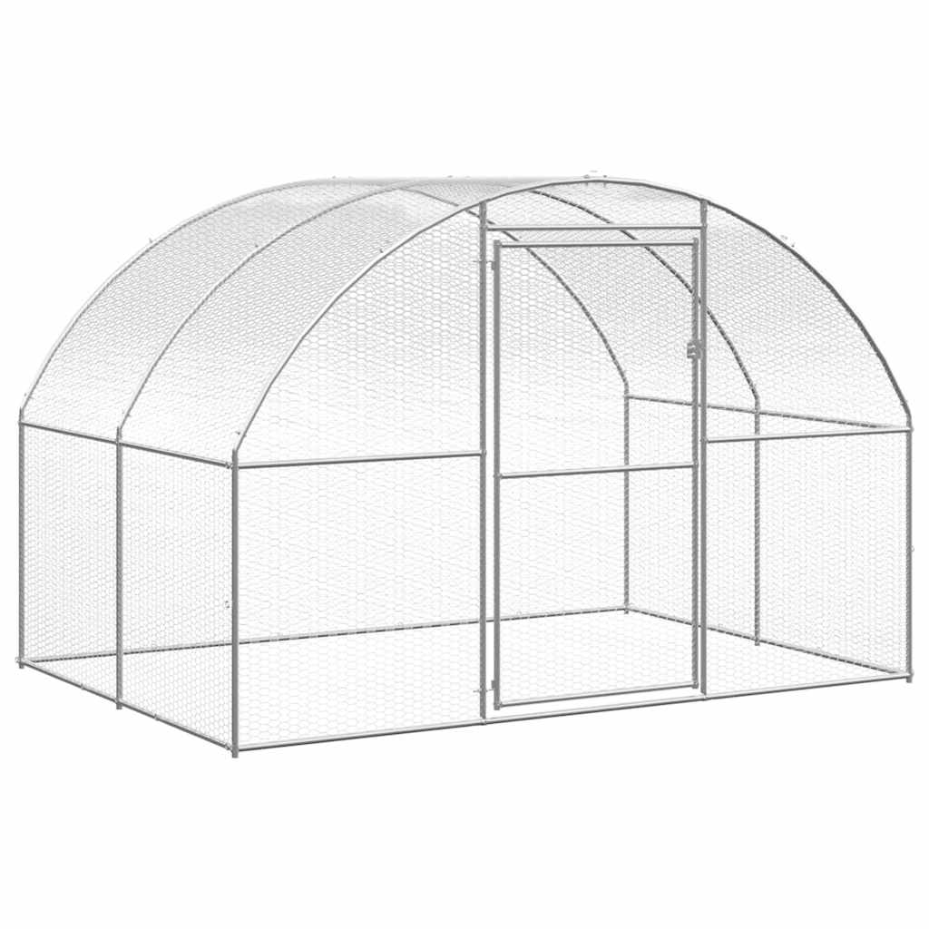 hønsehus 3x12x2 m galvaniseret stål