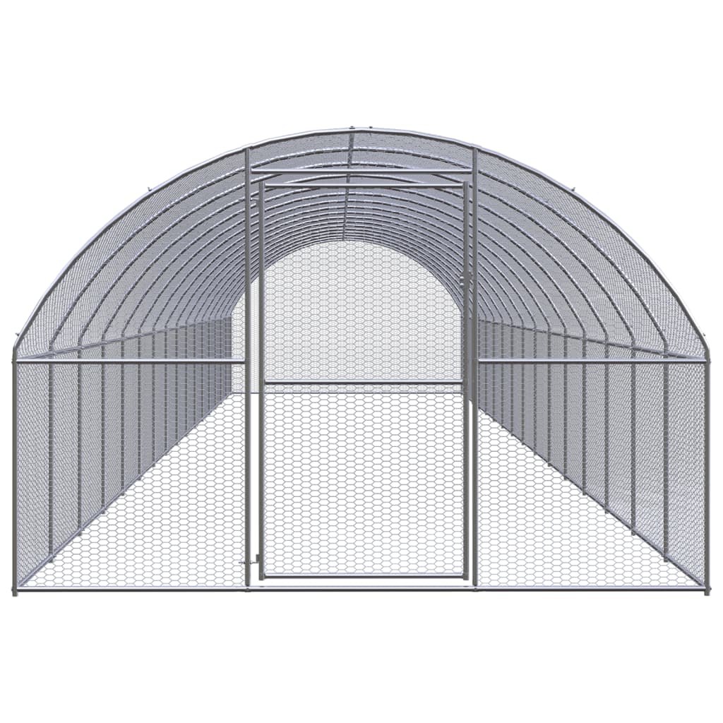 hønsehus 3x16x2 m galvaniseret stål