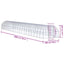 hønsehus 3x20x2 m galvaniseret stål