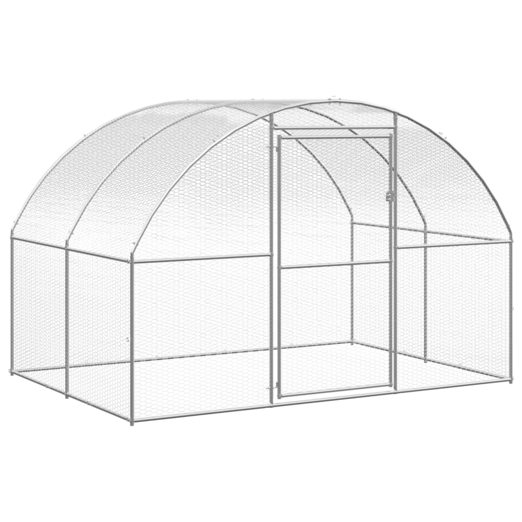hønsehus 3x24x2 m galvaniseret stål