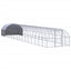 hønsehus 3x16x2 m galvaniseret stål