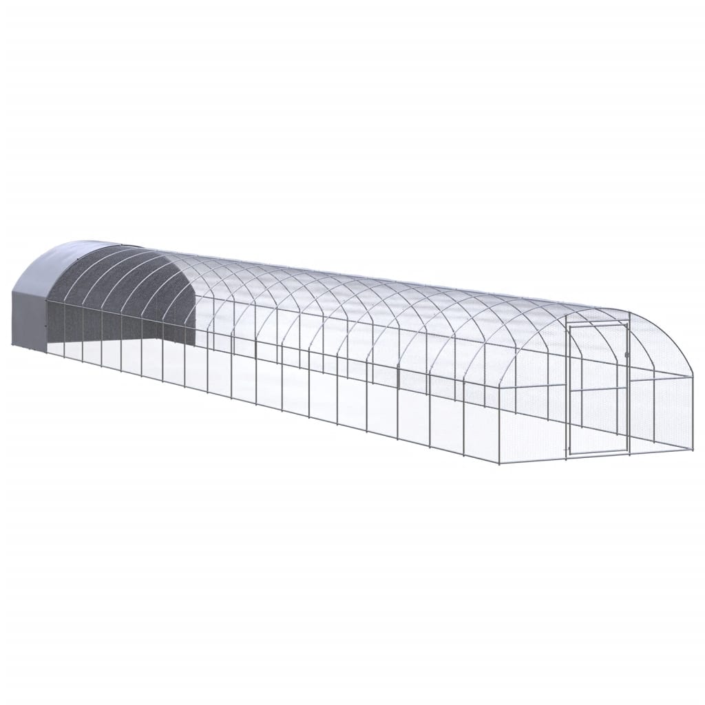 hønsehus 3x20x2 m galvaniseret stål