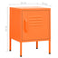 natborde 2 stk. 35x35x51 cm stål orange