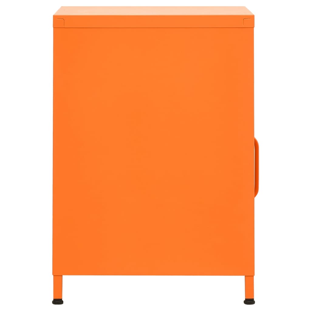 natborde 2 stk. 35x35x51 cm stål orange