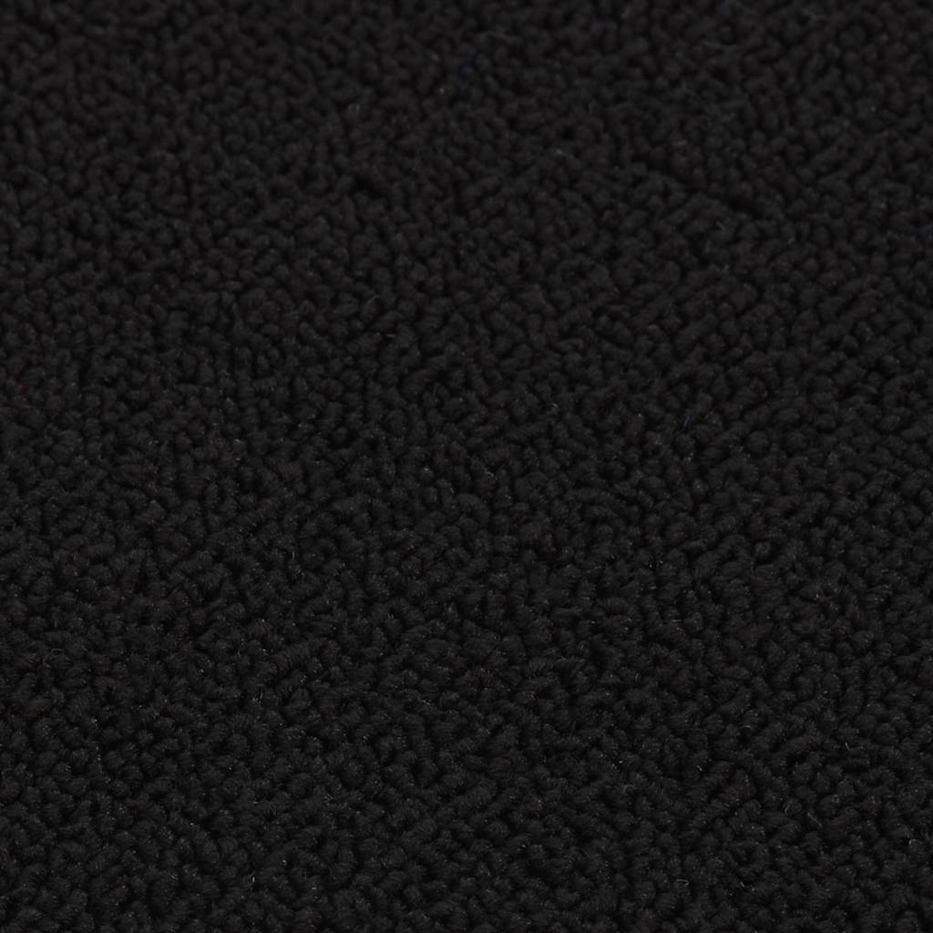 skridsikre trappemåtter 15 stk. 60x25 cm rektangulær sort