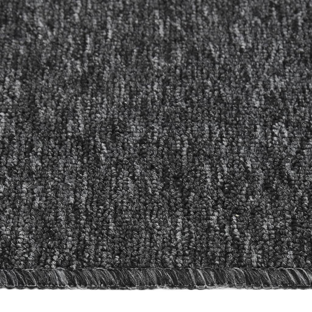 skridsikre trappemåtter 15 stk. 60x25 cm rektangulær antracit