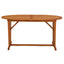 havebord 200x100x75 cm massivt eukalyptustræ