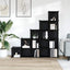 kubeformede opbevaringskasser 15 stk. PP sort