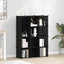 kubeformede opbevaringskasser 12 stk. PP sort