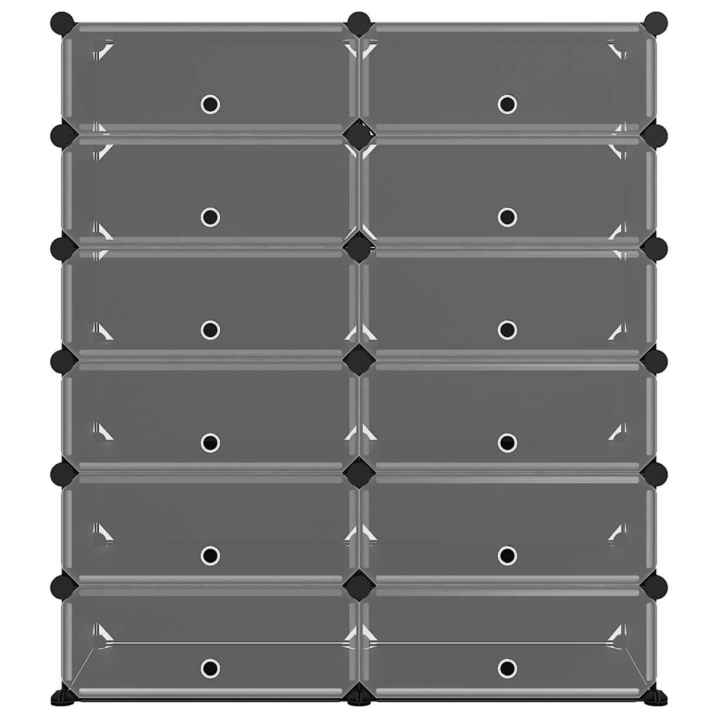 skoreol 94,5x36,5x106 cm PP sort