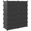skoreol 94,5x36,5x106 cm PP sort