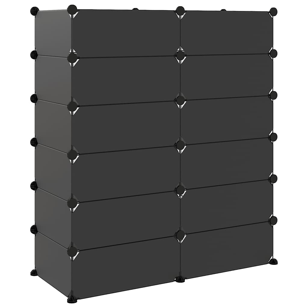 skoreol 94,5x36,5x106 cm PP sort