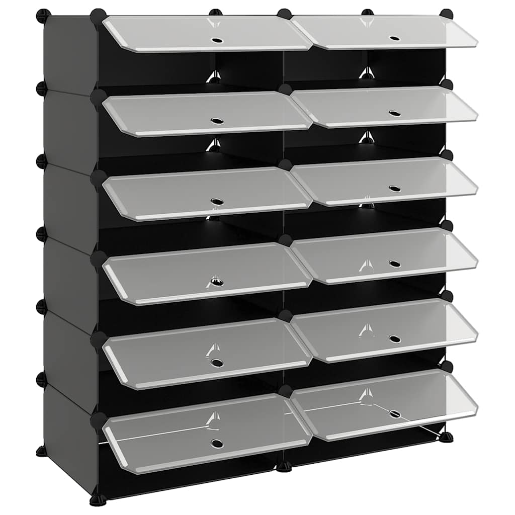 skoreol 94,5x36,5x106 cm PP sort