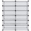 skoreol 94,5x36,5x106 cm PP transparent