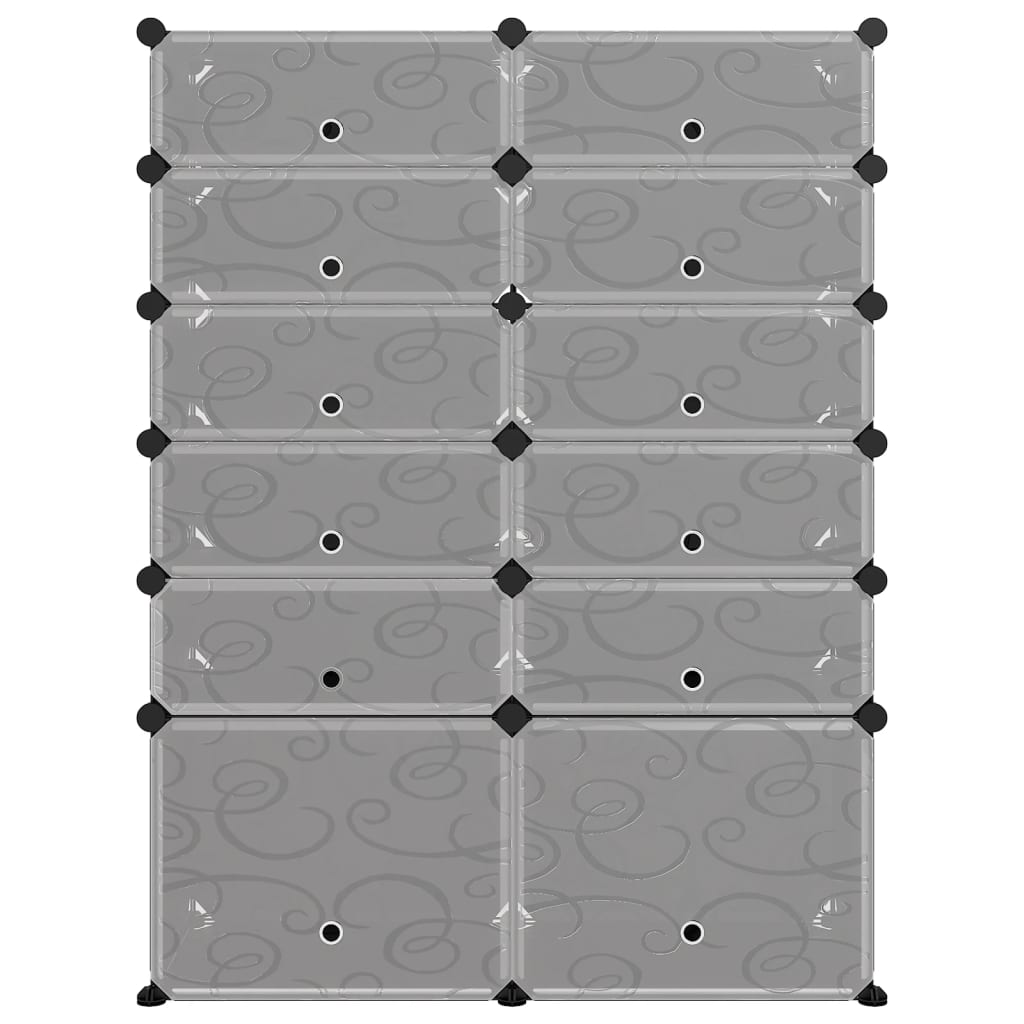 skoreol 94x37x125 cm PP sort