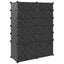 skoreol 94x37x125 cm PP sort