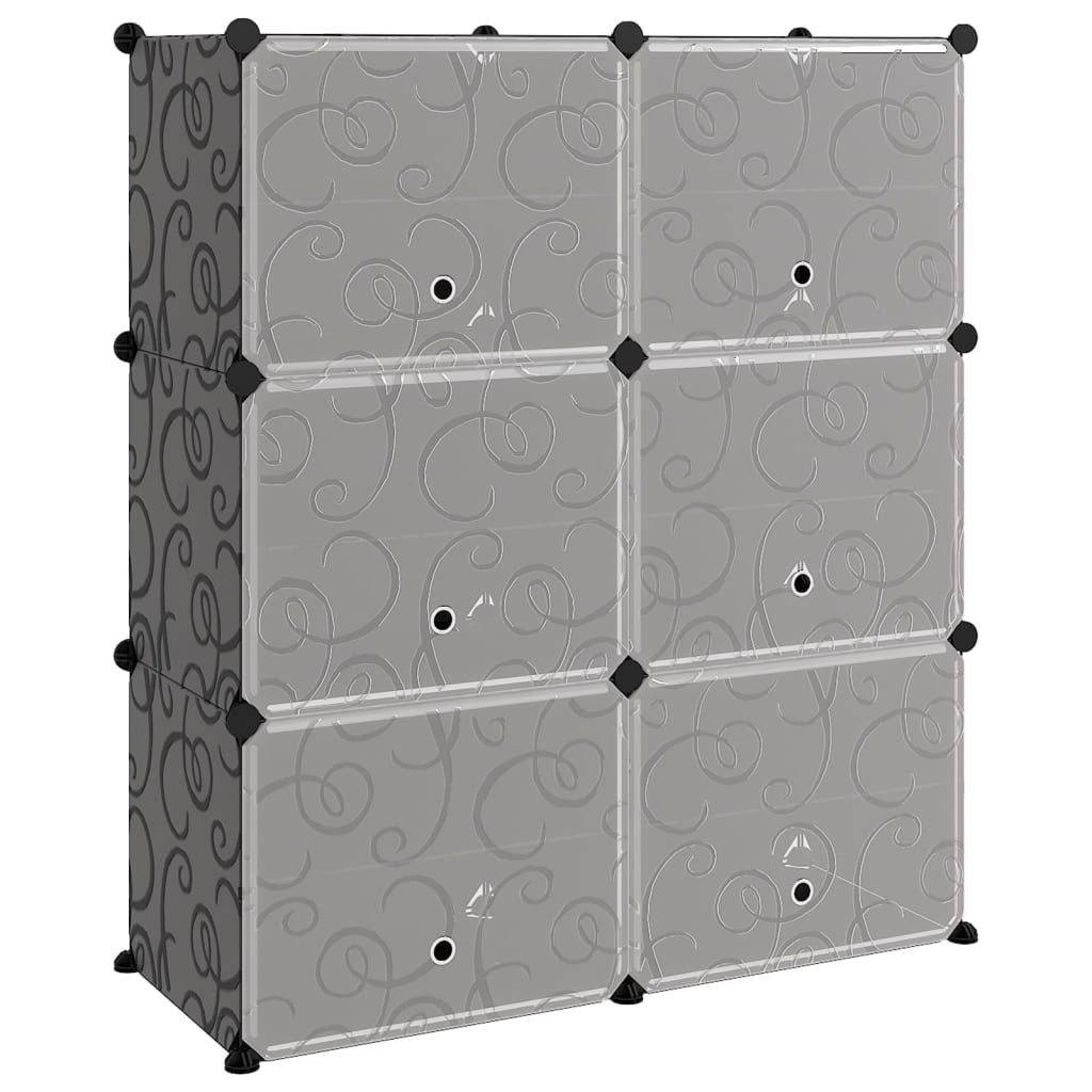 skoreol 84,5x31x93,5 cm PP sort