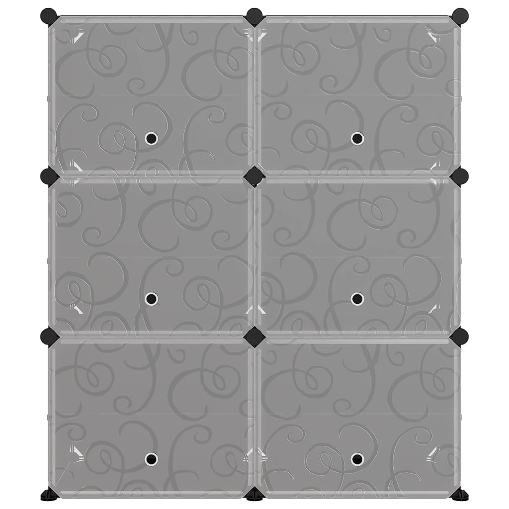 skoreol 84,5x31x93,5 cm PP sort