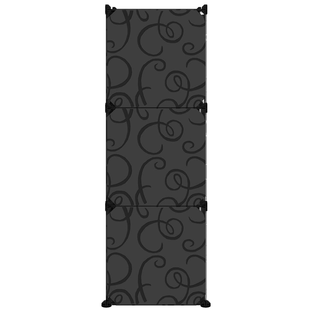 skoreol 84,5x31x93,5 cm PP sort
