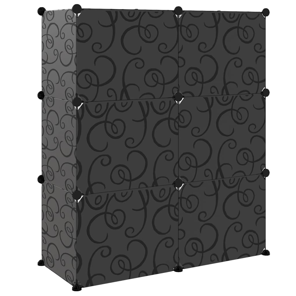 skoreol 84,5x31x93,5 cm PP sort