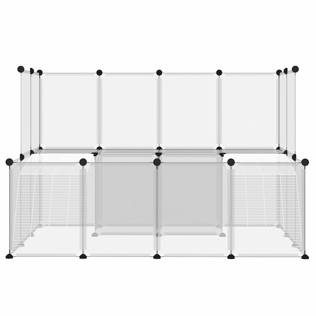 lille dyrebur 143x107x93 cm PP og stål transparent