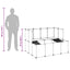 lille dyrebur 143x107x93 cm PP og stål transparent