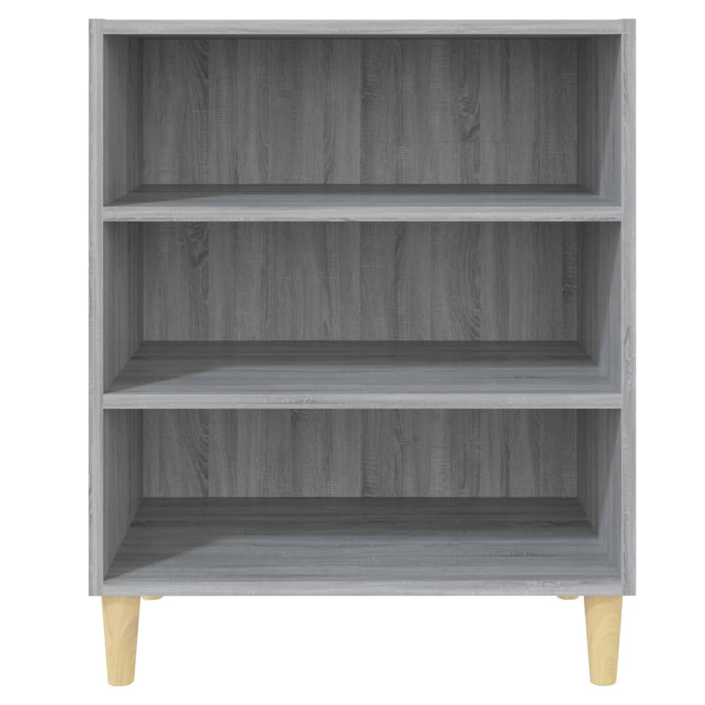 skænk 57x35x70 cm konstrueret træ grå sonoma-eg