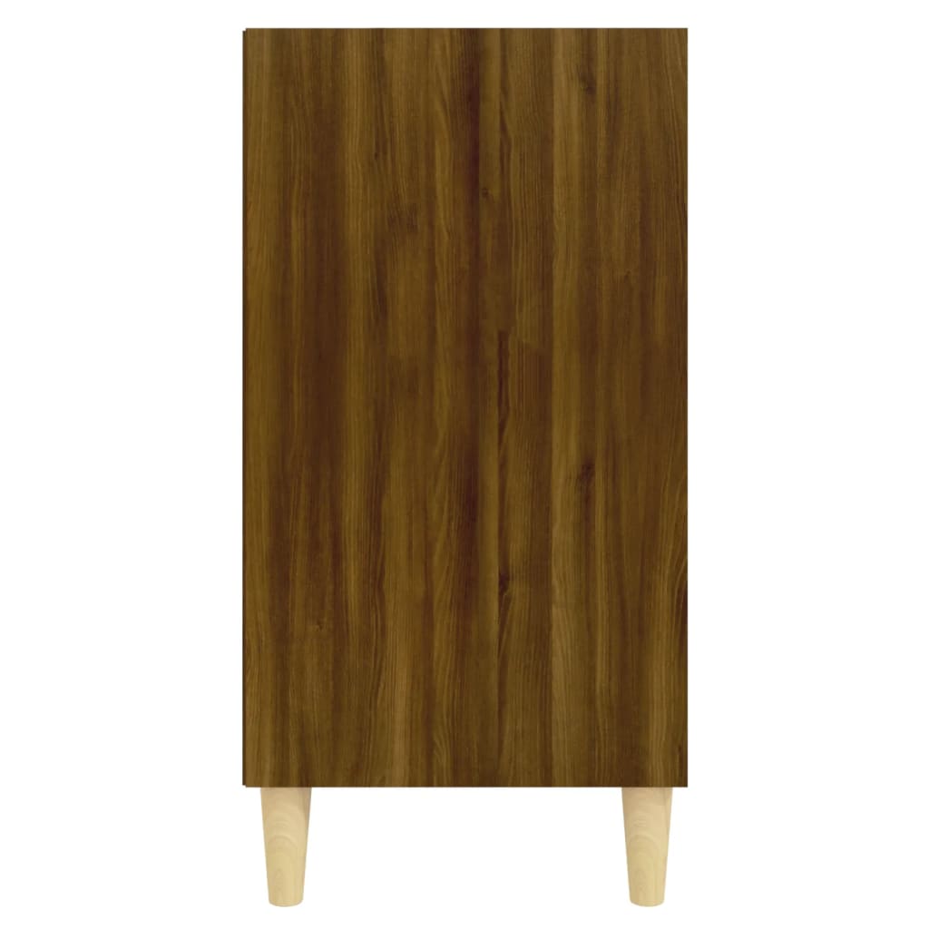 skænk 57x35x70 cm konstrueret træ brun egetræsfarve