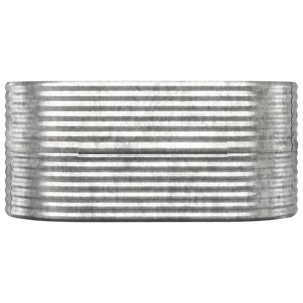 plantekrukke 152x80x68 cm galvaniseret stål sølvfarvet